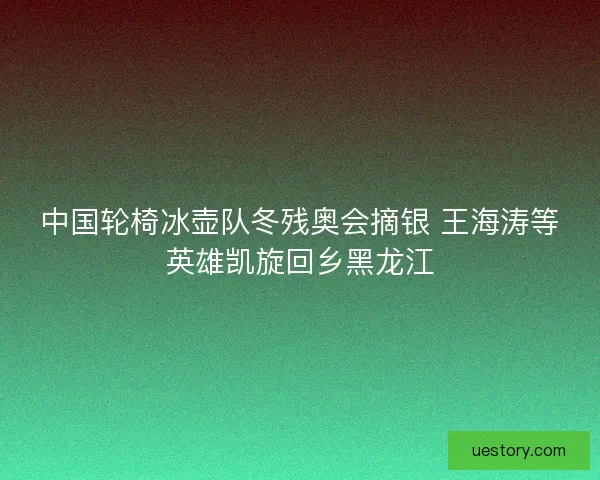 中国轮椅冰壶队冬残奥会摘银 王海涛等英雄凯旋回乡黑龙江