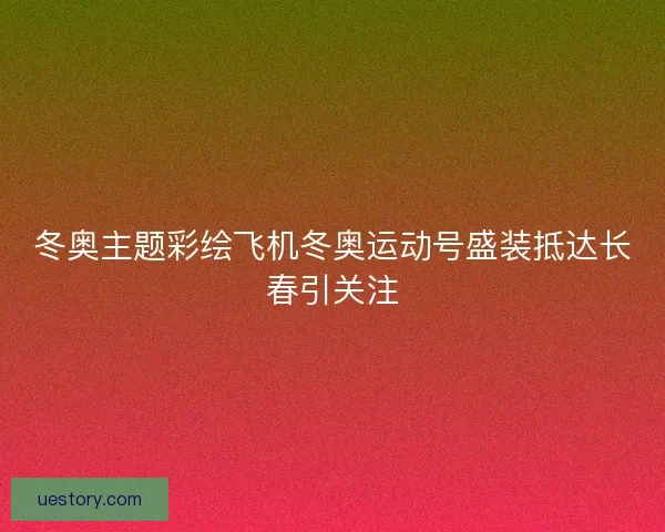 冬奥主题彩绘飞机冬奥运动号盛装抵达长春引关注